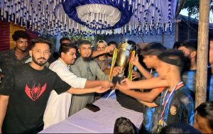 বাঞ্ছারামপুরে দুর্গারামপুর ঘরোয়া ফুটবল টুর্নামেন্টের ফাইনাল