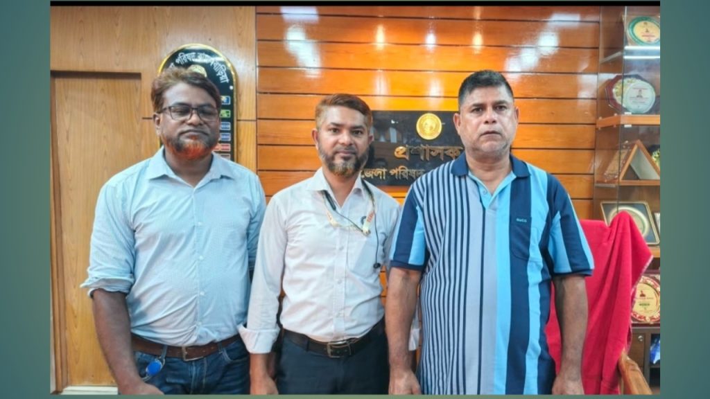 ব্রাহ্মণবাড়িয়া জেলা পরিষদের প্রশাসক সিরাজুল ইসলামের সঙ্গে বাঞ্ছারামপুর প্রেসক্লাব নেতৃবৃন্দের সৌজন্য সাক্ষাৎ