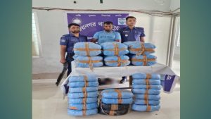 বিজয়নগরে ১২২ কেজি গাঁজাসহ মাদক কারবারি গ্রেপ্তার