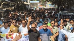 বাঞ্ছারামপুরে যুবদলের প্রতিষ্ঠাবার্ষিকীতে আনন্দ মিছিল, হাইব্রিড’ নিয়ে হুঁশিয়ারি জিসান সরকারের